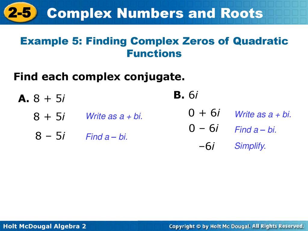 Complex Numbers and Roots - ppt download