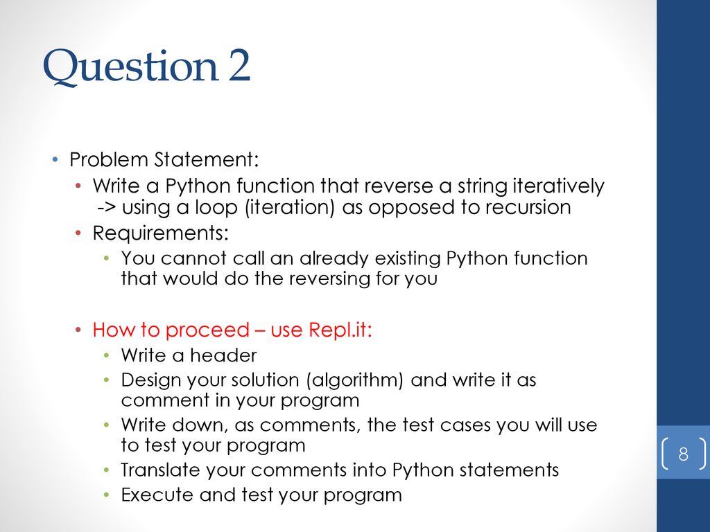 Lecture 20 – Practice Exercises 4 - ppt download