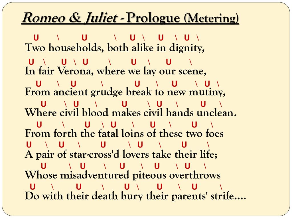 Romeo & Juliet ~ Prologue Analysis ~. - ppt download