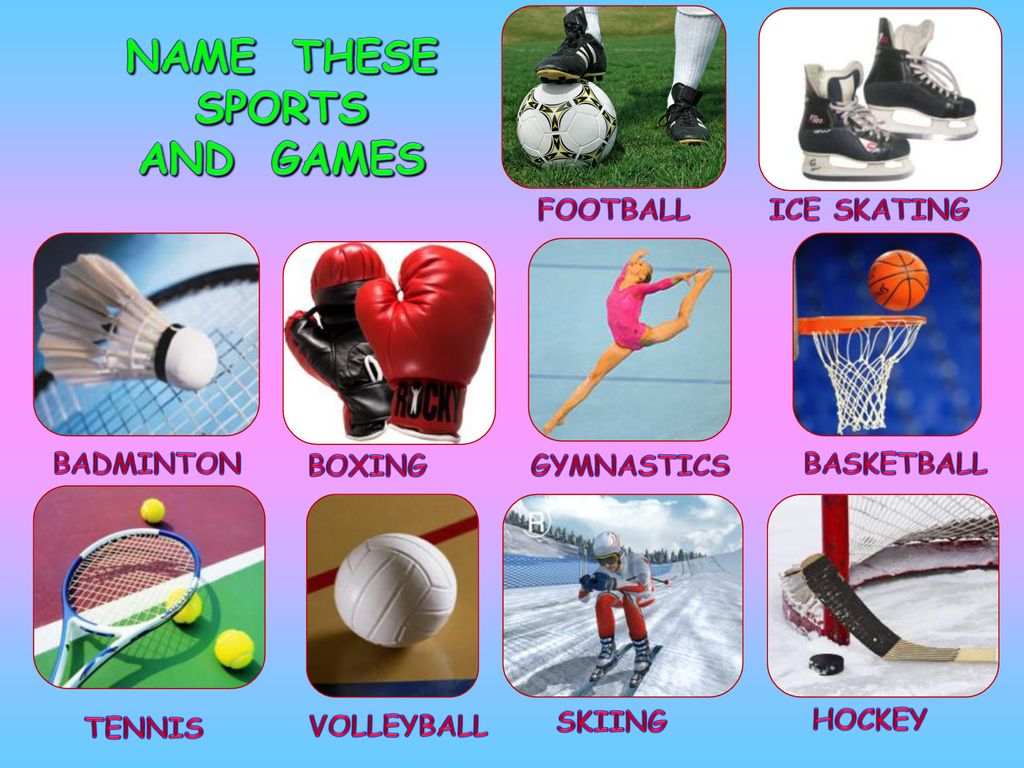 Sport and games we are