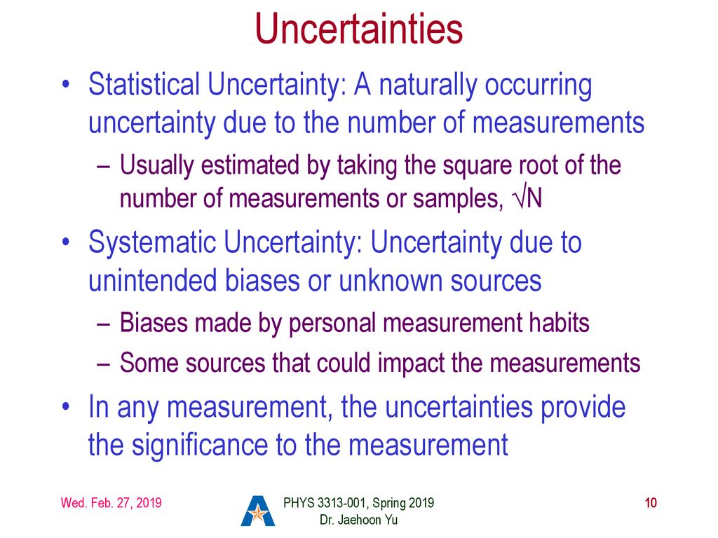 PHYS 3313 – Section 001 Lecture #13 - Ppt Download