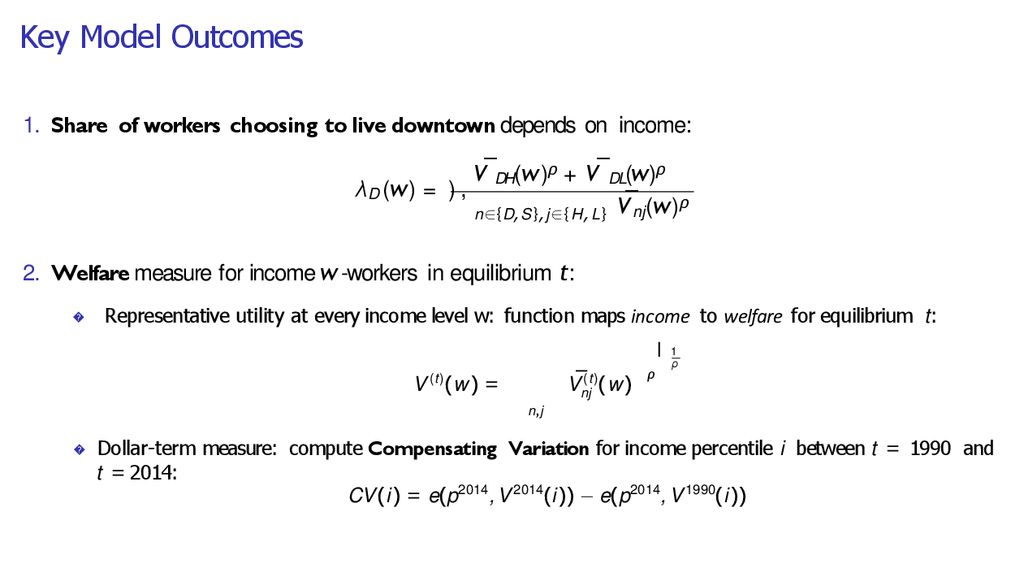 Income Growth And Distributional Effects Of Urban Spatial Sorting Ppt Download