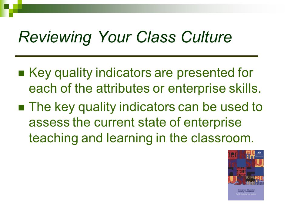 Reviewing Your Class Culture