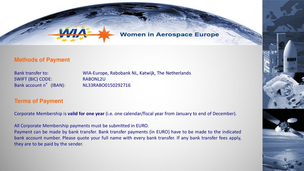 WOMEN IN AEROSPACE EUROPE - ppt download