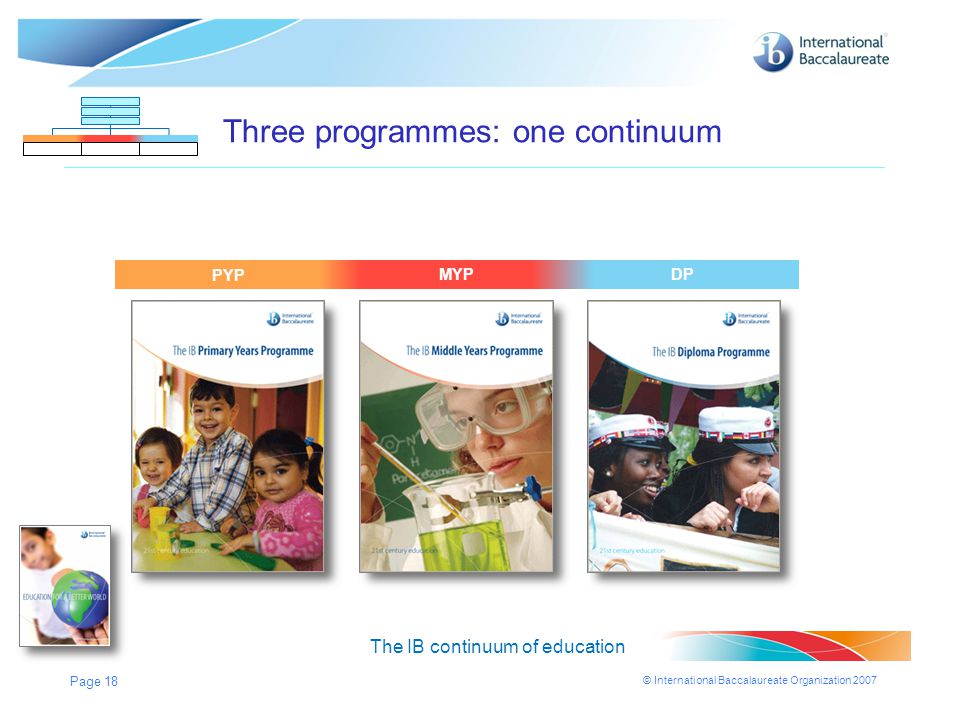 Three programmes: one continuum