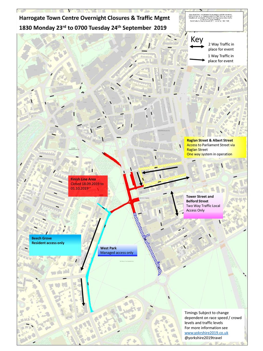 Harrogate Town Centre Overnight “out of hours” Closure Summary ppt