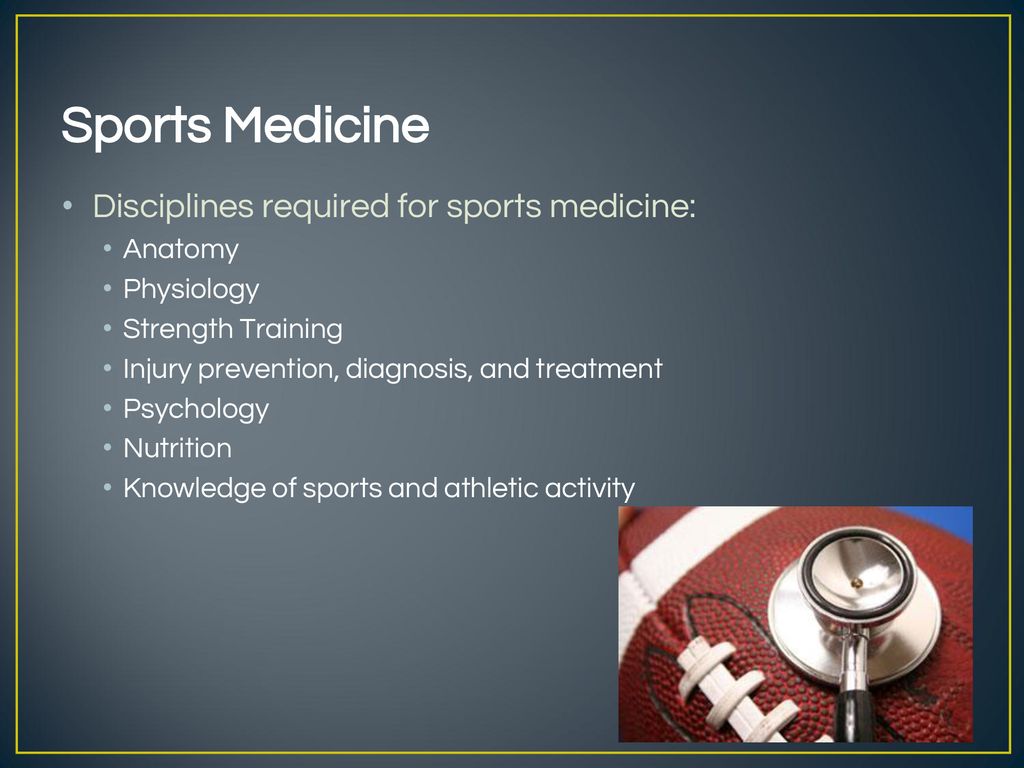 Introduction to Sports Medicine Biology Diagrams