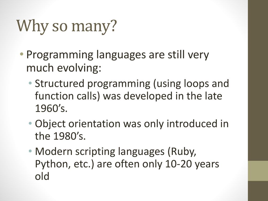 CSCI 3200: Programming Languages - ppt download