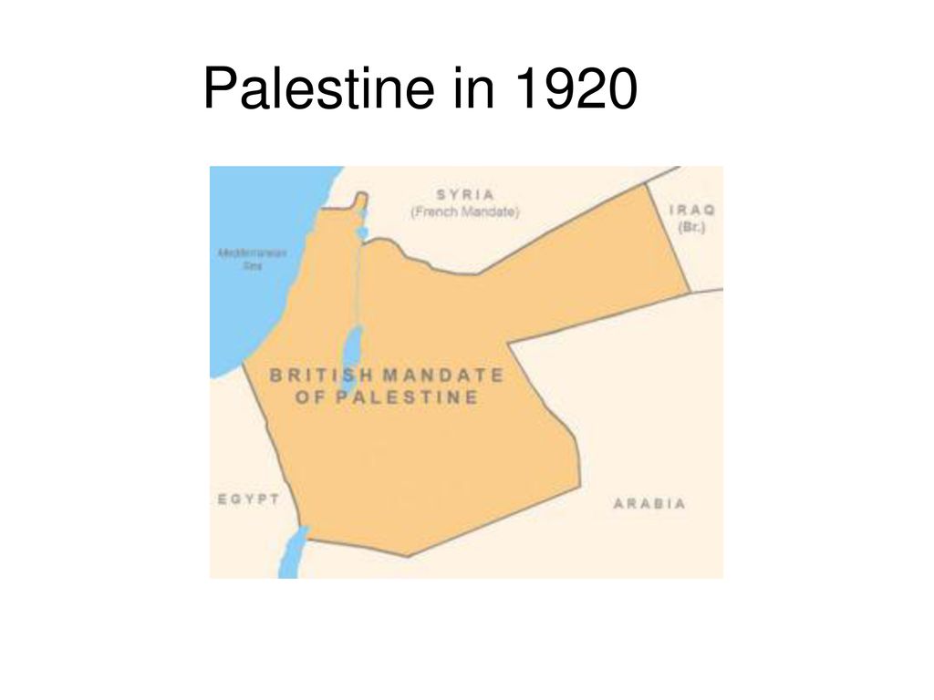 Palestine in 1920