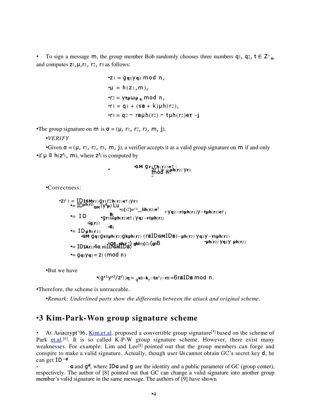 Untraceability Of Two Group Signature Schemes Ppt Download