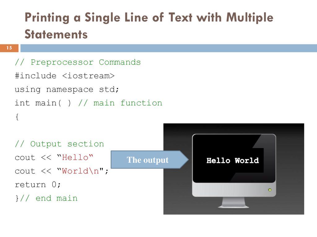 Chapter 2 part #1 C++ Program Structure - ppt download