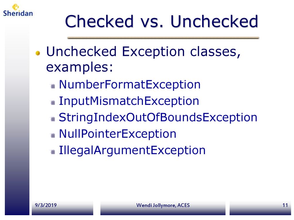 Java - Checked vs Unchecked Exceptions (with Examples)