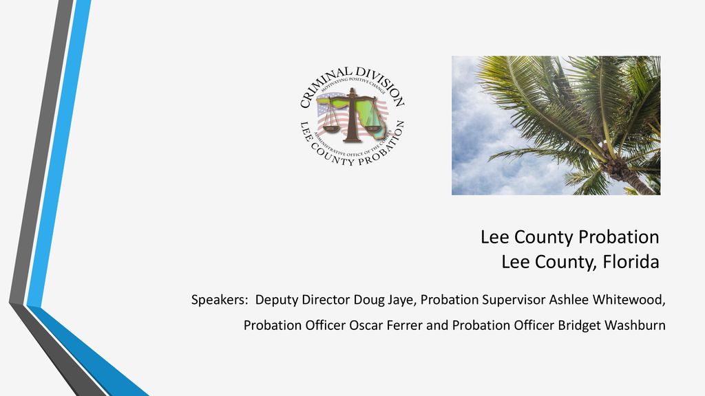Lee County Probation Lee County, Florida - ppt download