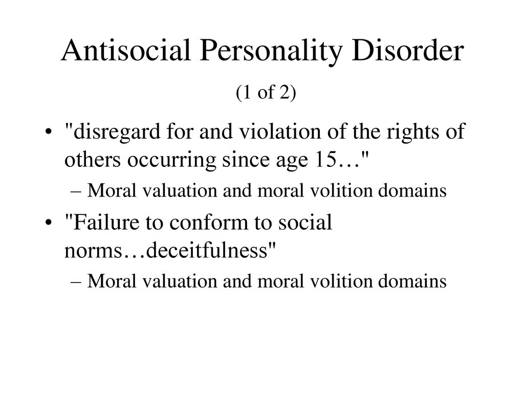 Reconceptualizing Disorders of Conduct - ppt download