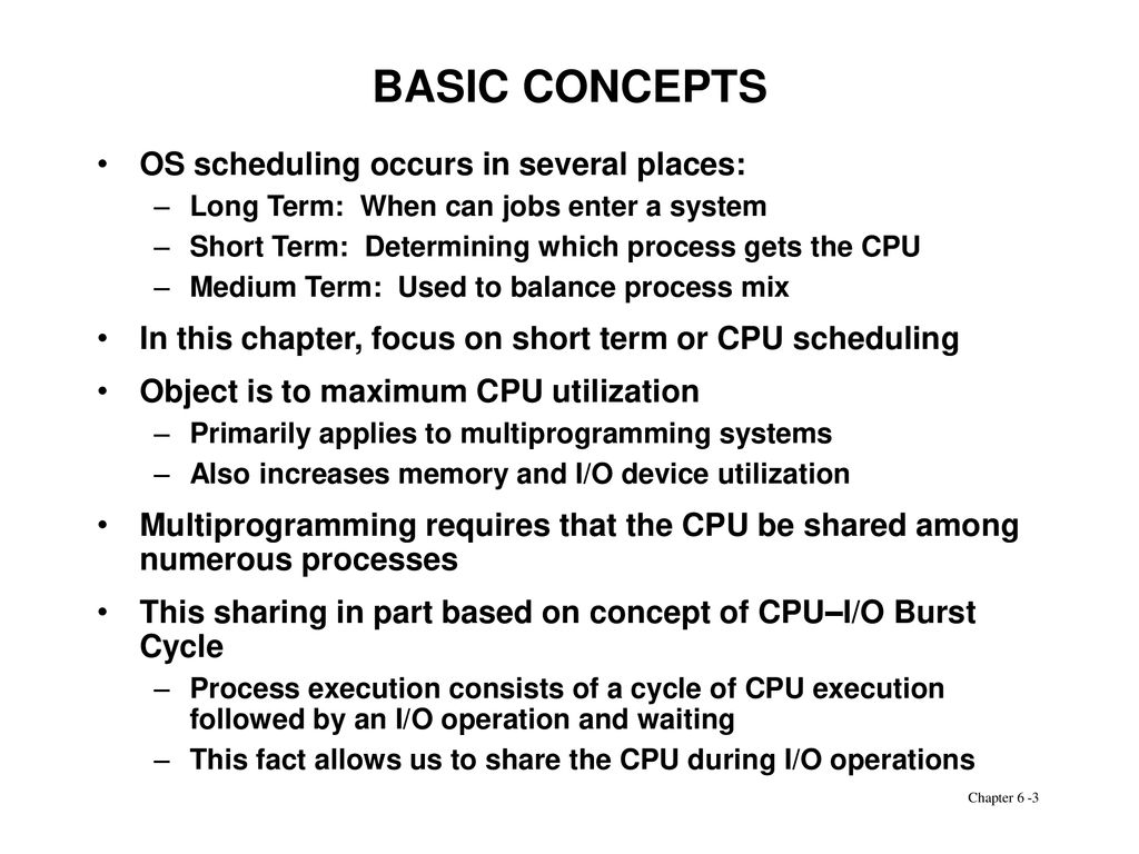 CHAPTER 6 CPU SCHEDULING - ppt download