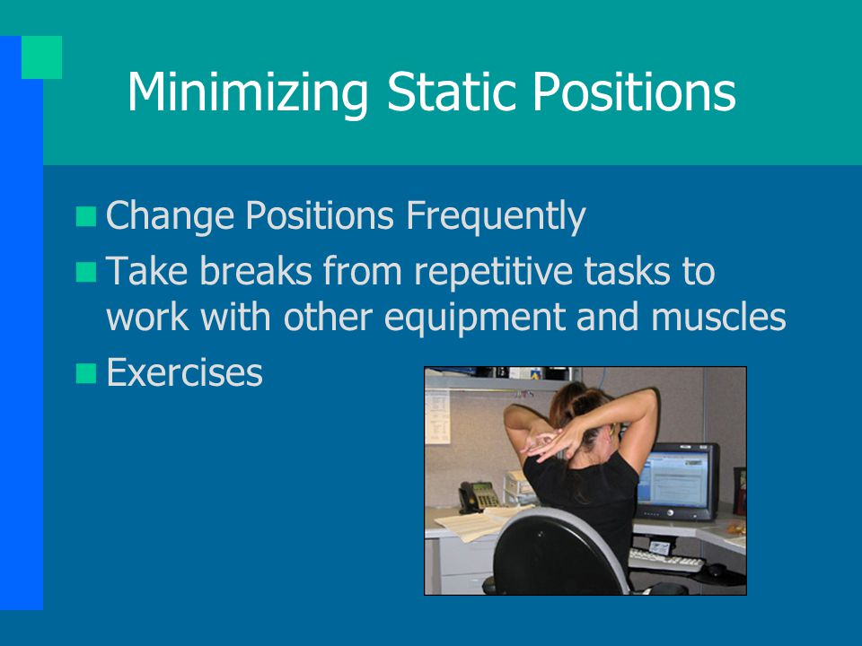 Minimizing Static Positions