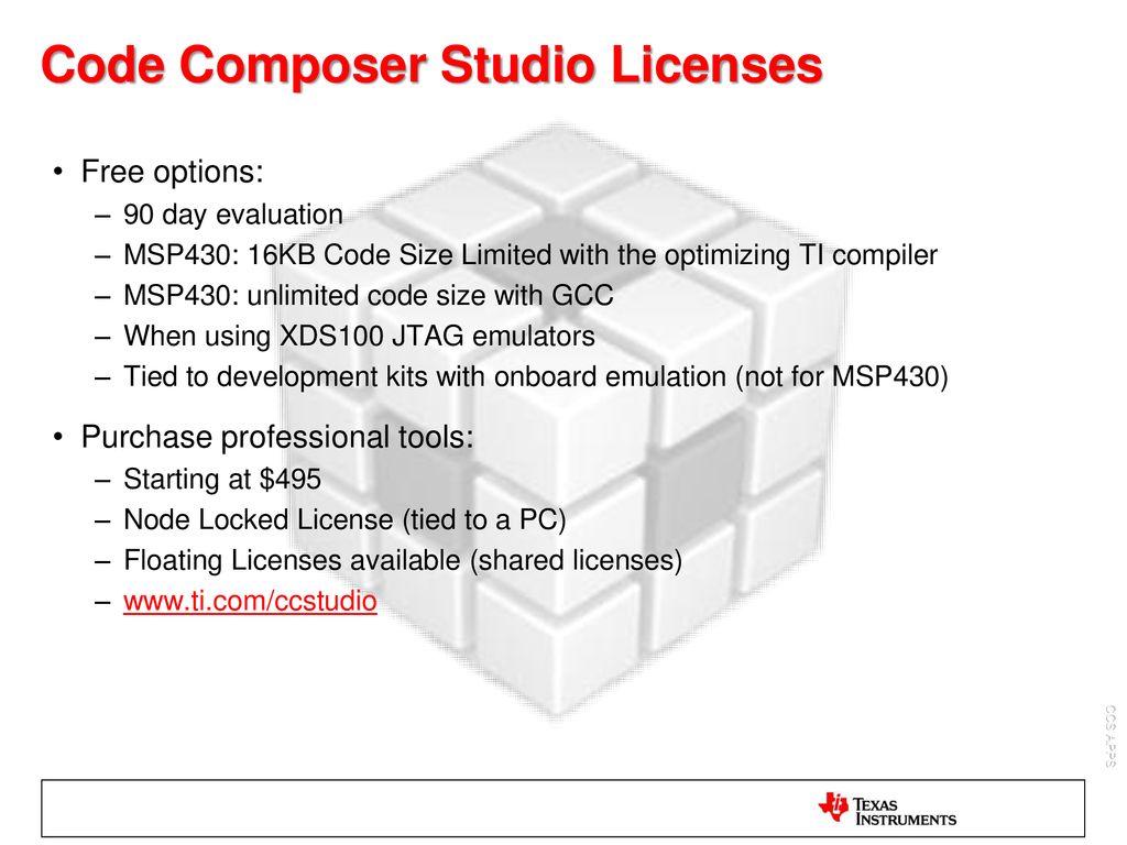 code composer license code composer license