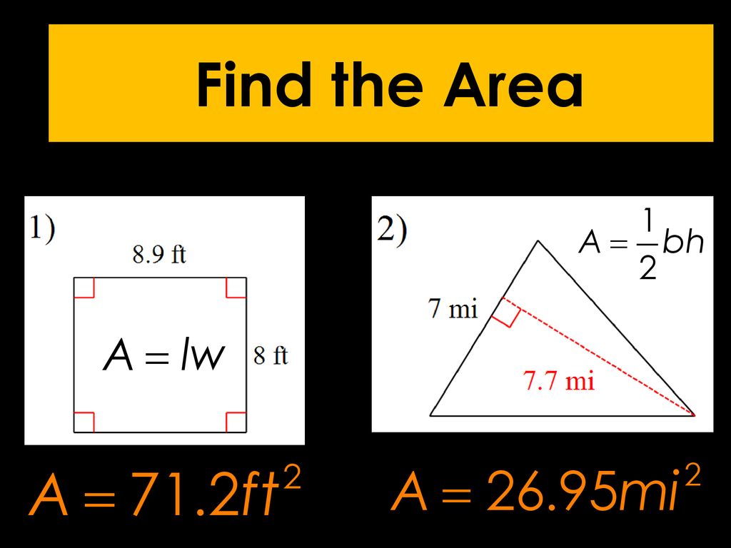 Find The Area Ppt Download find-the-area-ppt-download