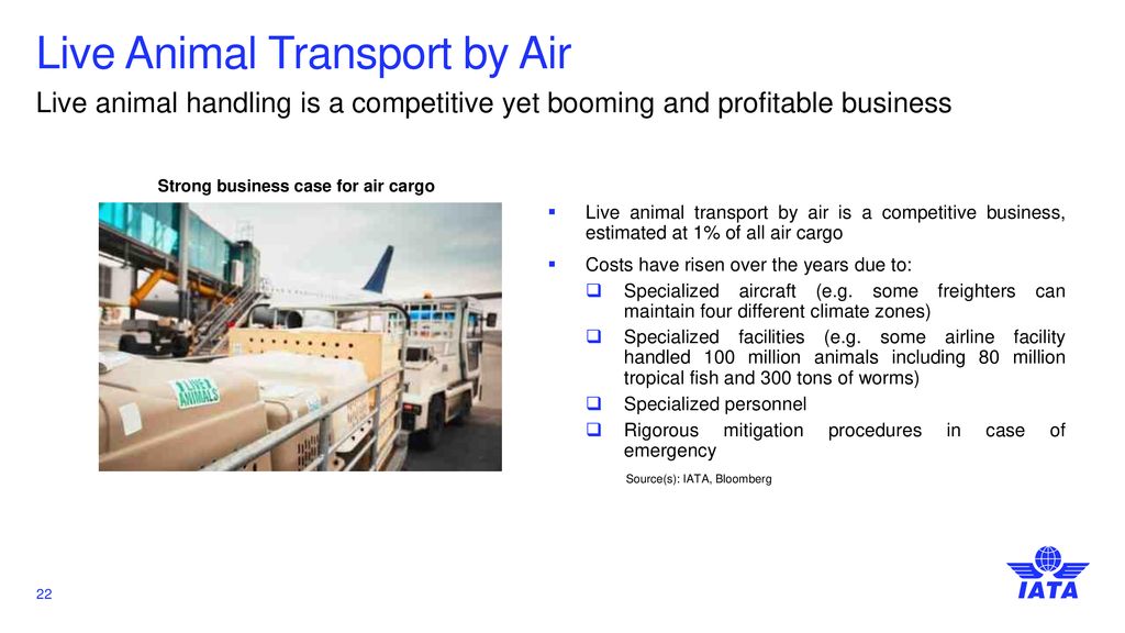 Ensuring Animal Safety and Welfare by Air - ppt download