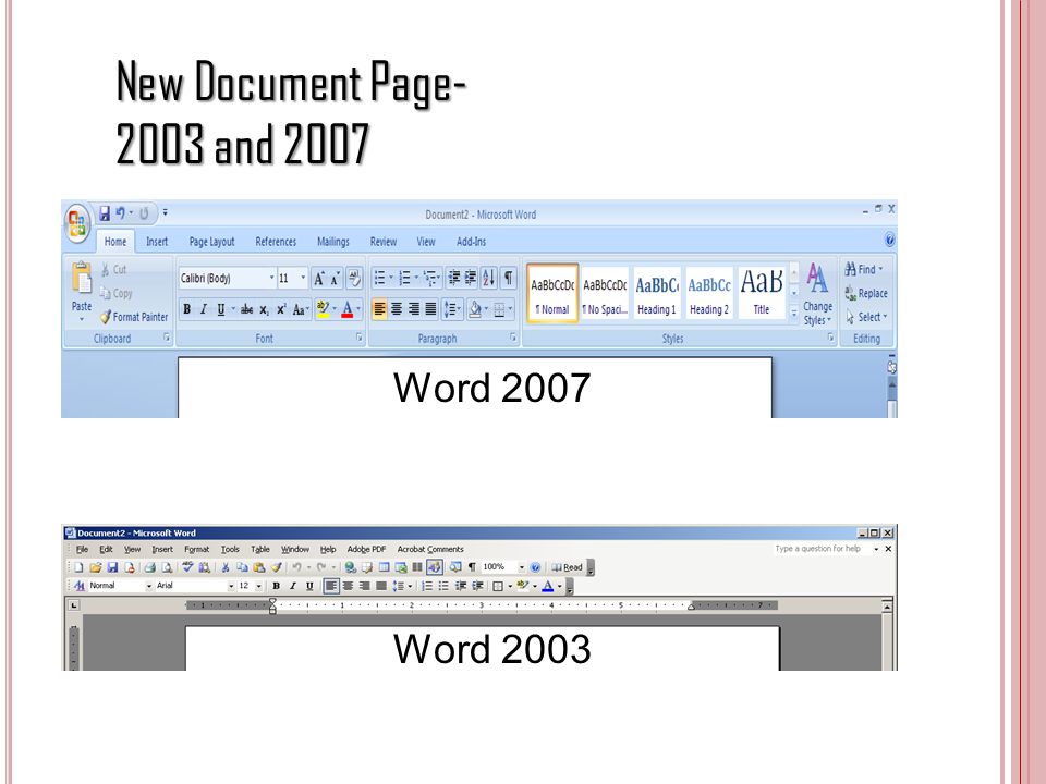 Office 2003 Vs 2007 What's the Difference?. - ppt download