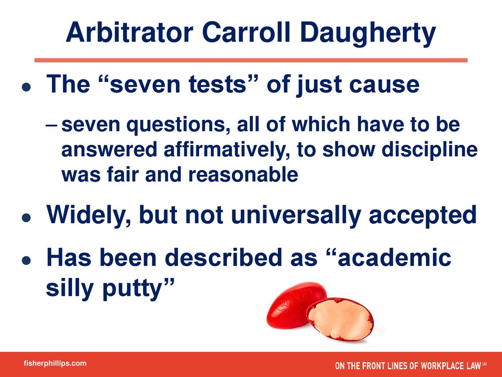 Arbitrator Carroll Daugherty