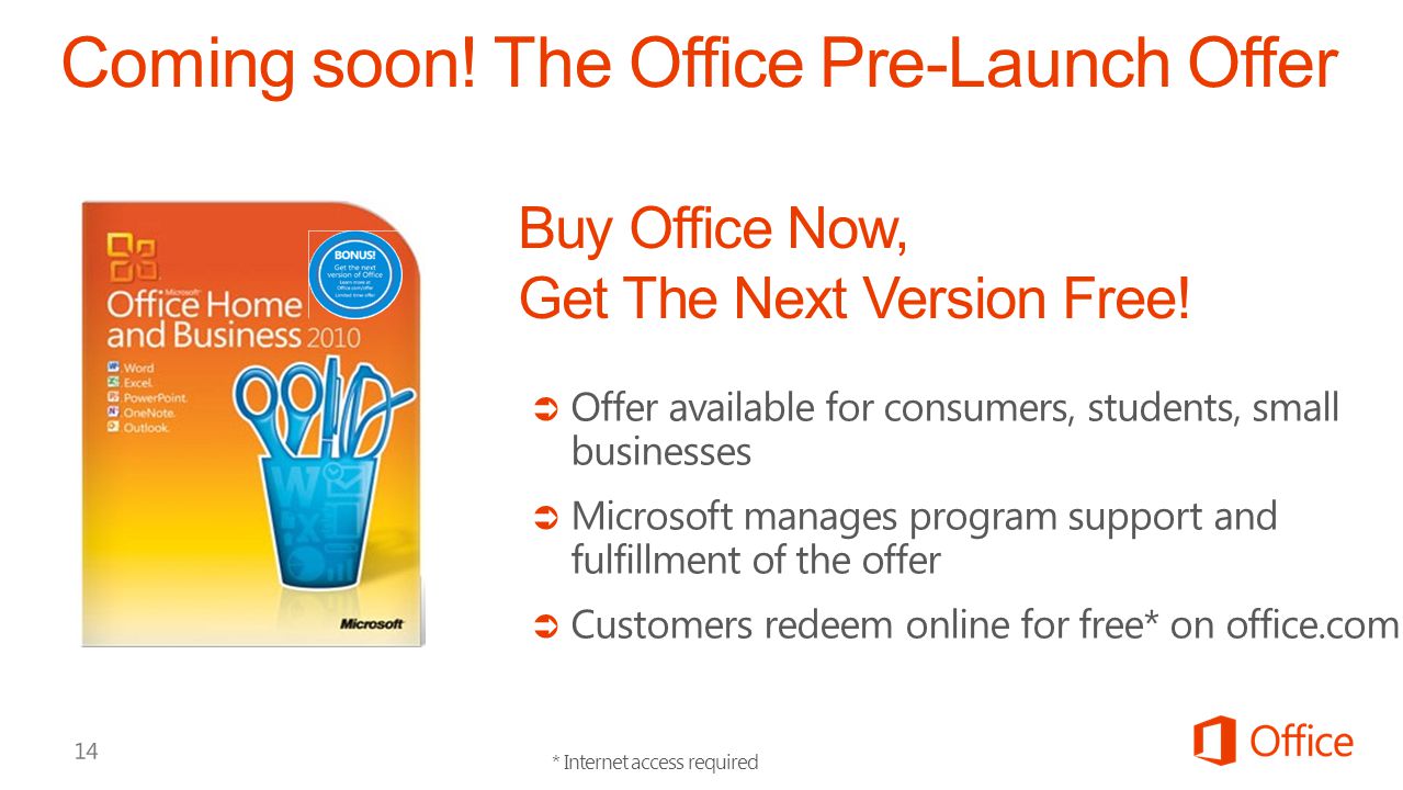 Coming soon! The Office Pre-Launch Offer