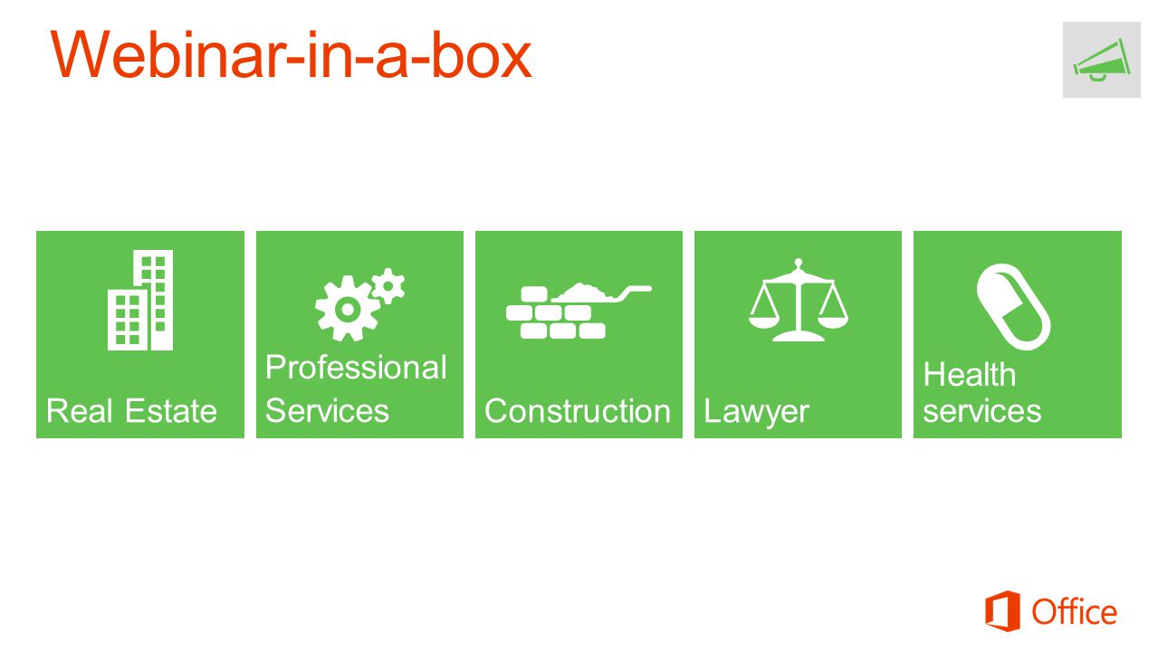 Webinar-in-a-box Real Estate Professional Services Construction Lawyer
