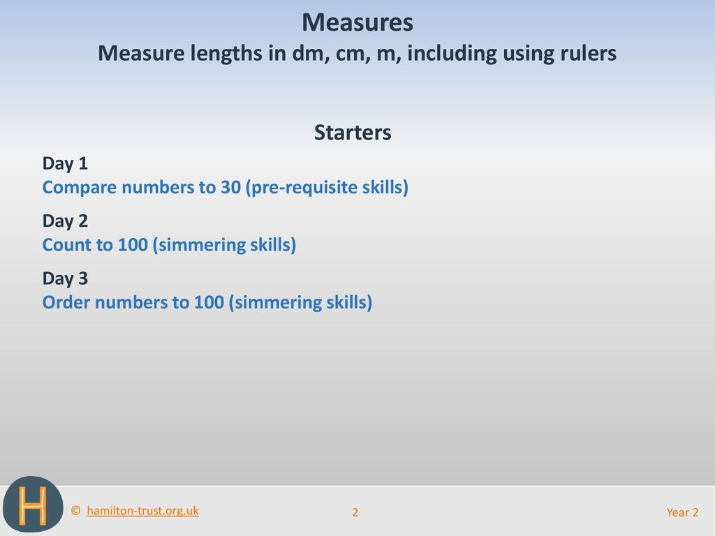 Measure lengths in dm, cm, m, including using rulers - ppt download