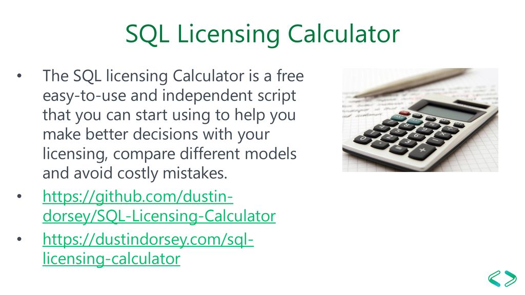 Dustin Dorsey 10 reasons you are paying too much (or too little) on your  SQL licenses. - ppt download
