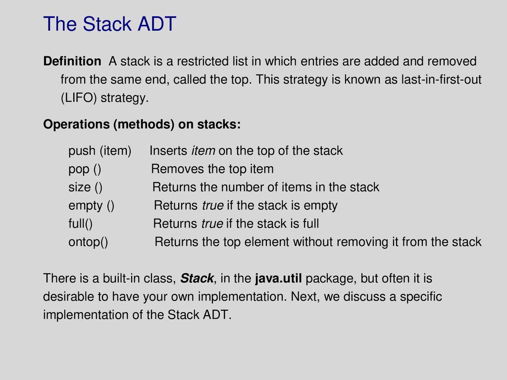 A type is a collection of values - ppt download