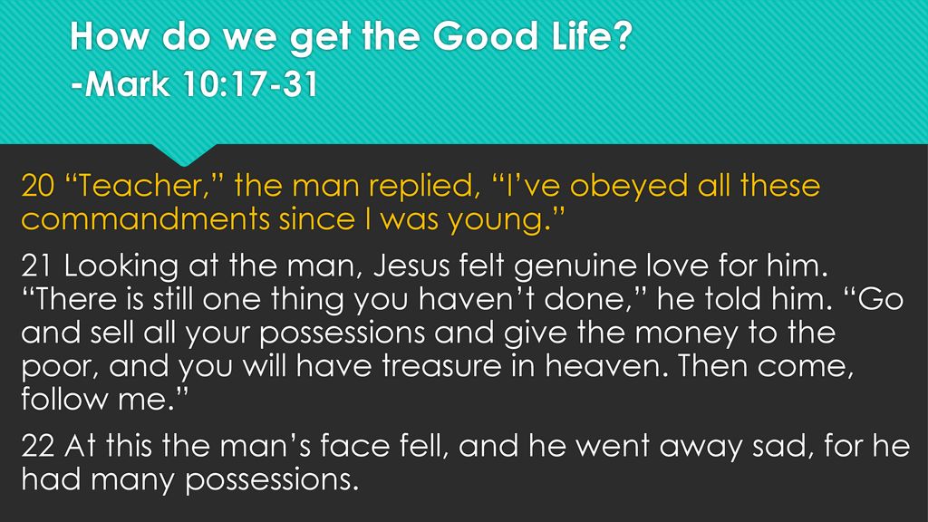 How do we get the Good Life? - ppt download