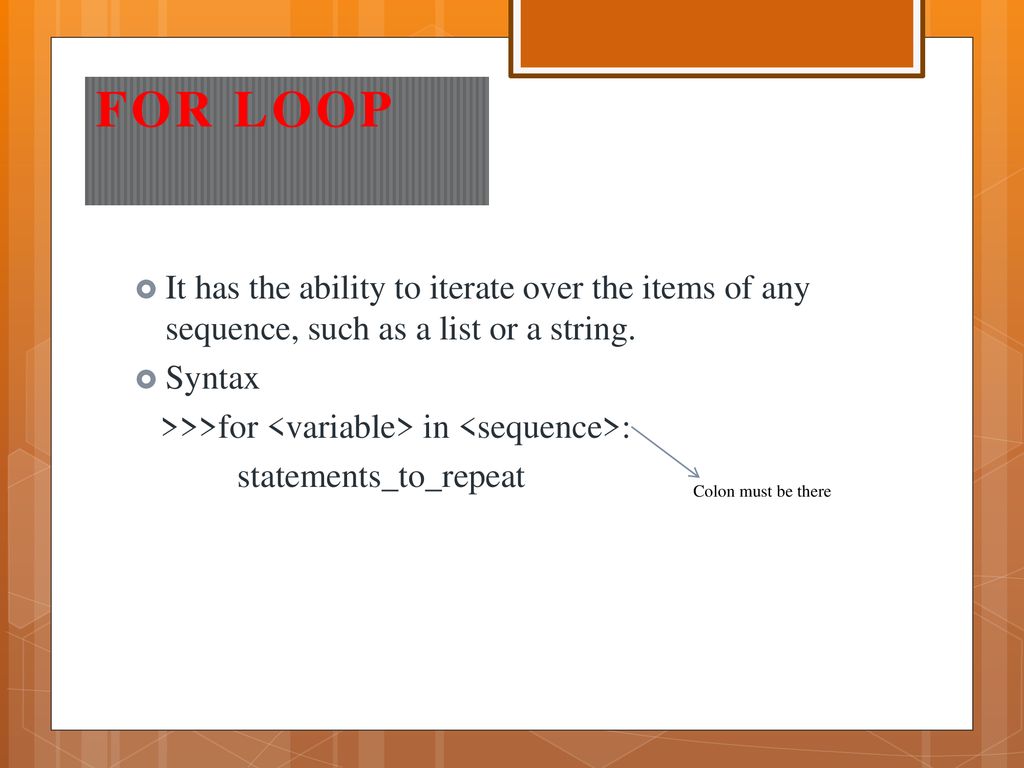 LOOP Basics. - ppt download