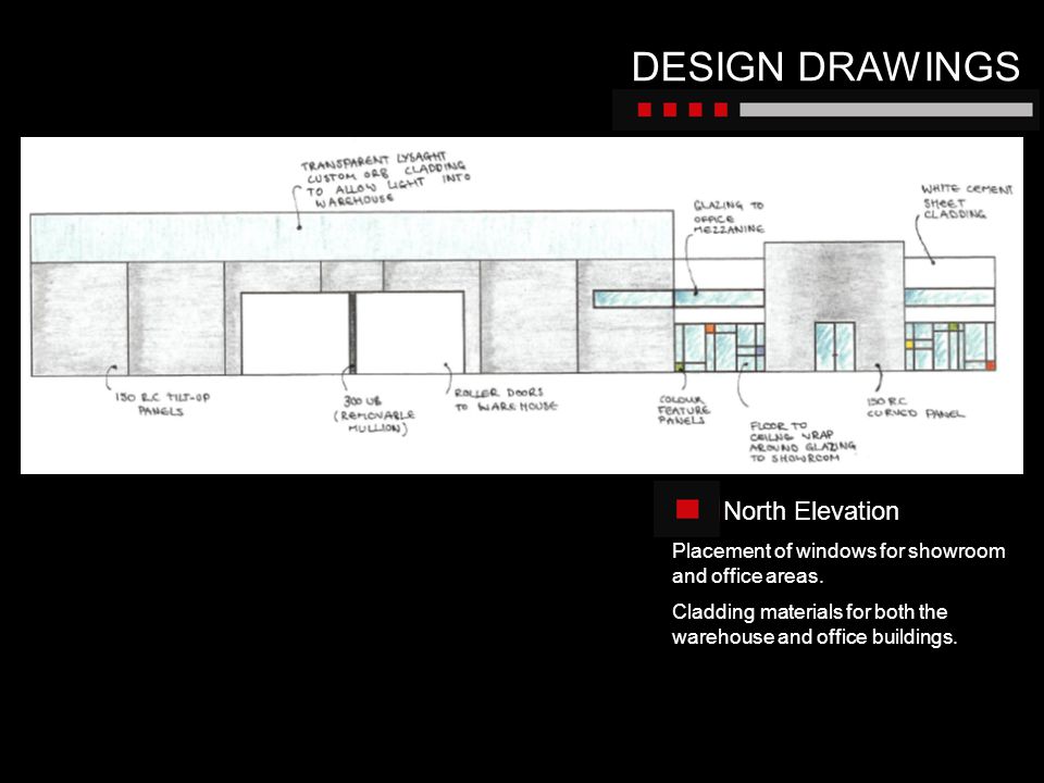 DESIGN DRAWINGS North Elevation