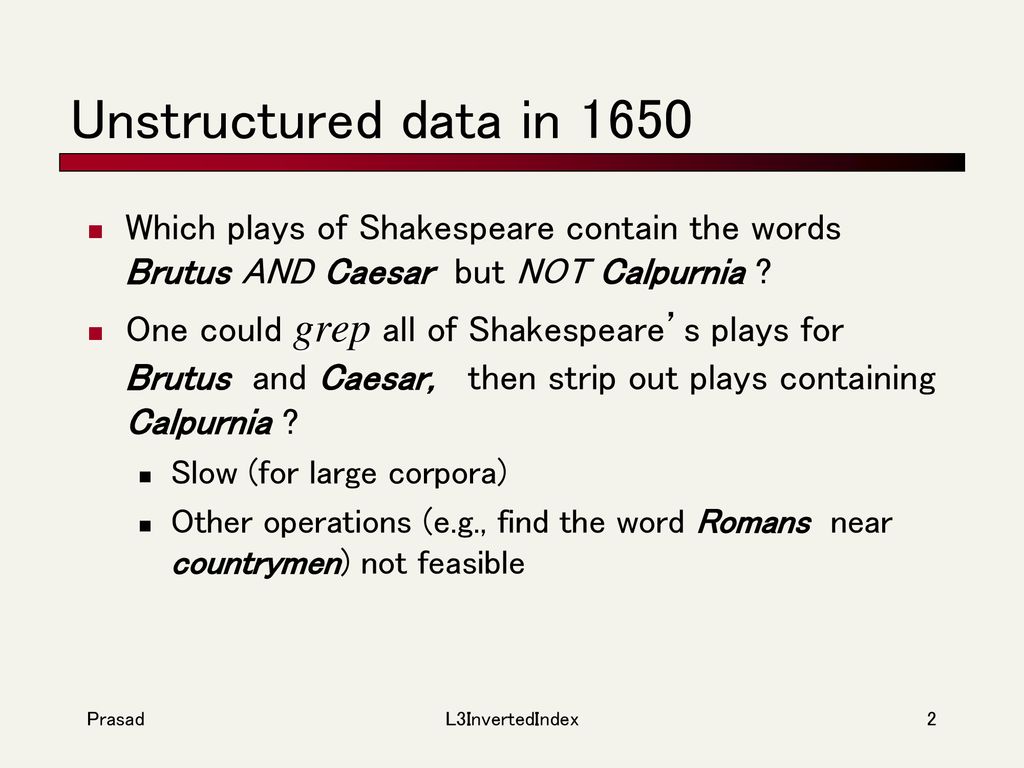 Inverted Index Construction ppt download