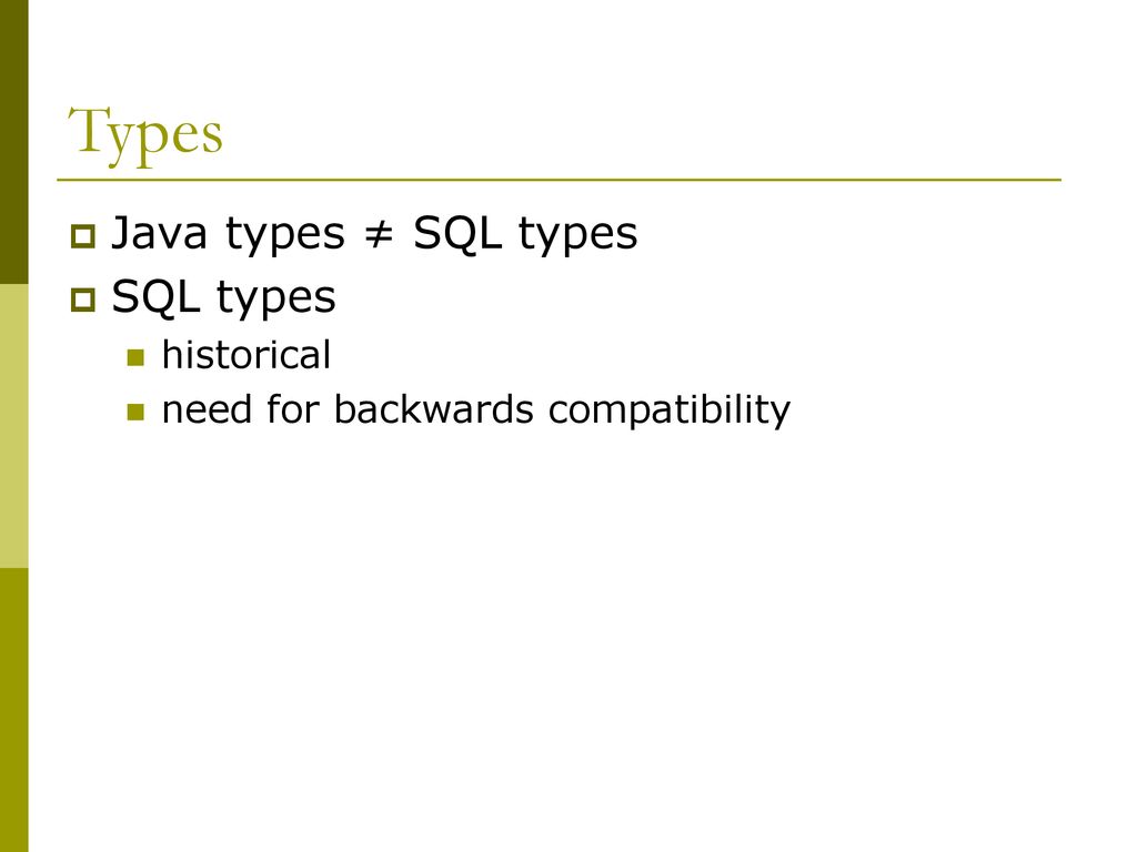 JDBC II IS ppt download