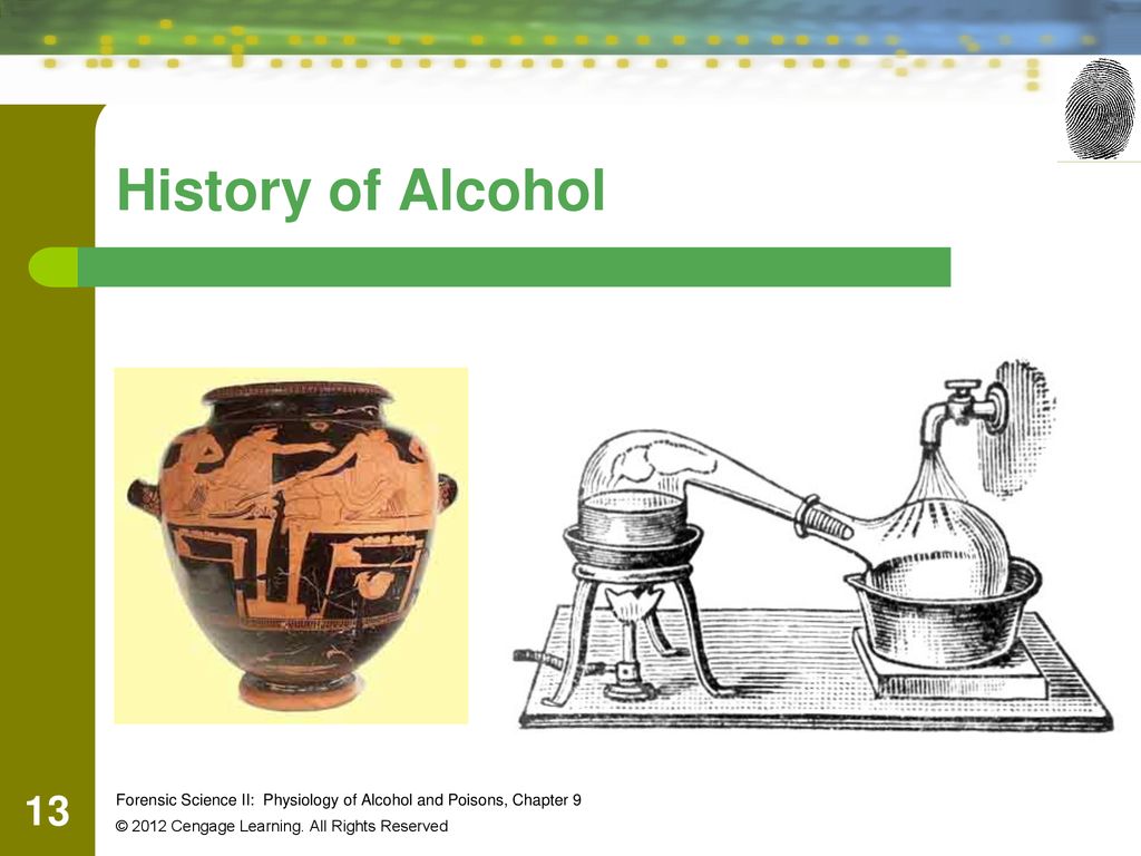 History of Alcohol Forensic Science II: Physiology of Alcohol and Poisons, Chapter 9.