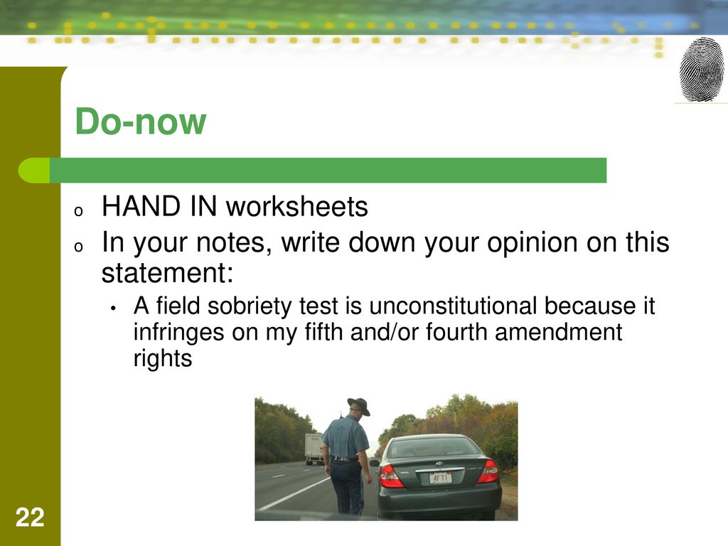 Do-now HAND IN worksheets