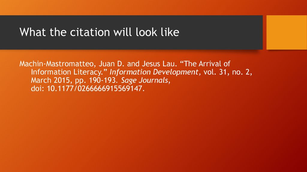 Mla Citations Eighth Edition Ppt Download