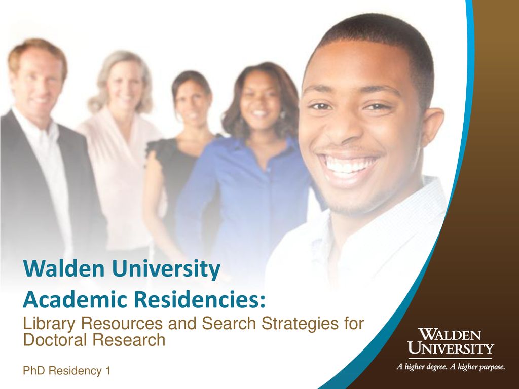 Walden University Academic Residencies ppt download
