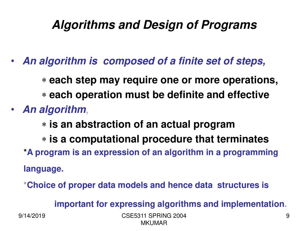 CSE5311 Design and Analysis of Algorithms - ppt download