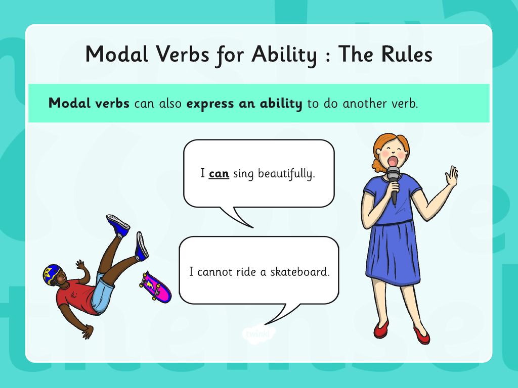 Modal Verbs for Ability : The Rules