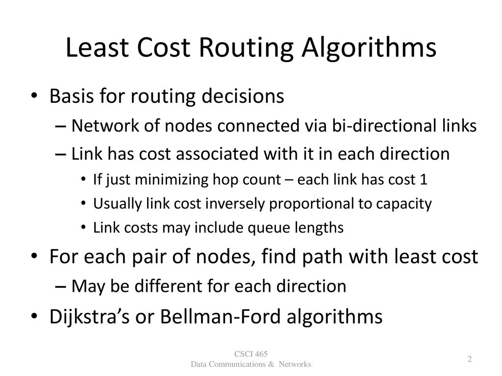 CSCI 465 Data Communications and Networks Lecture ppt download