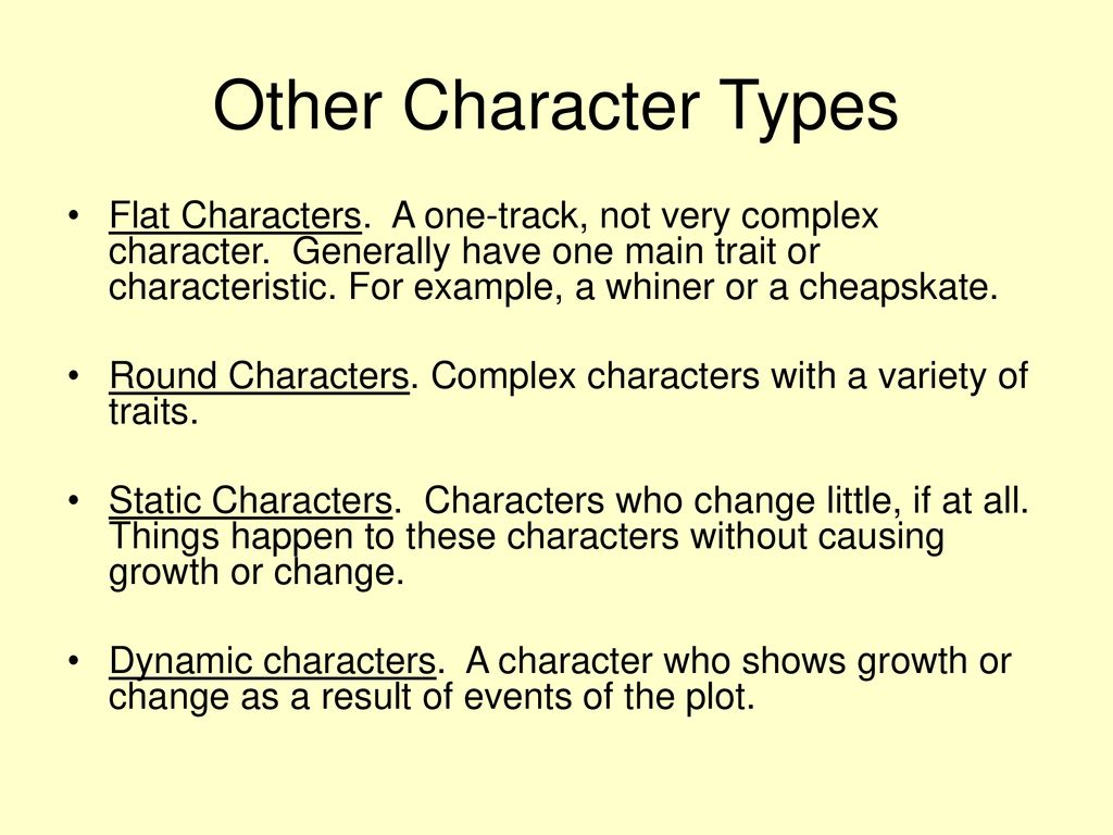 Plot, Character, and Point of View - ppt download