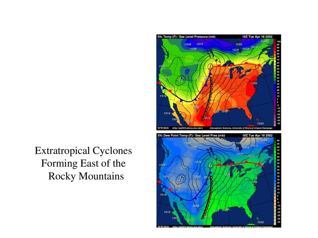 Extratropical Cyclones Forming East of the Rocky Mountains