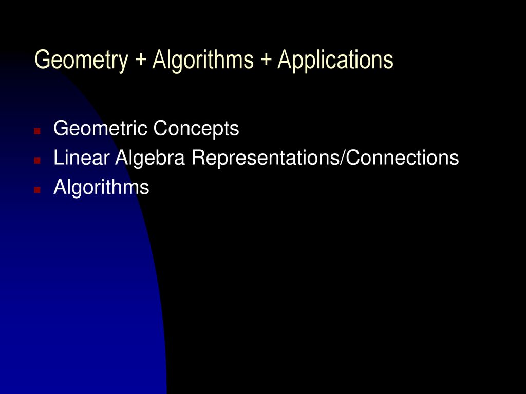 CS 232 Geometric Algorithms: Lecture 1 - ppt download