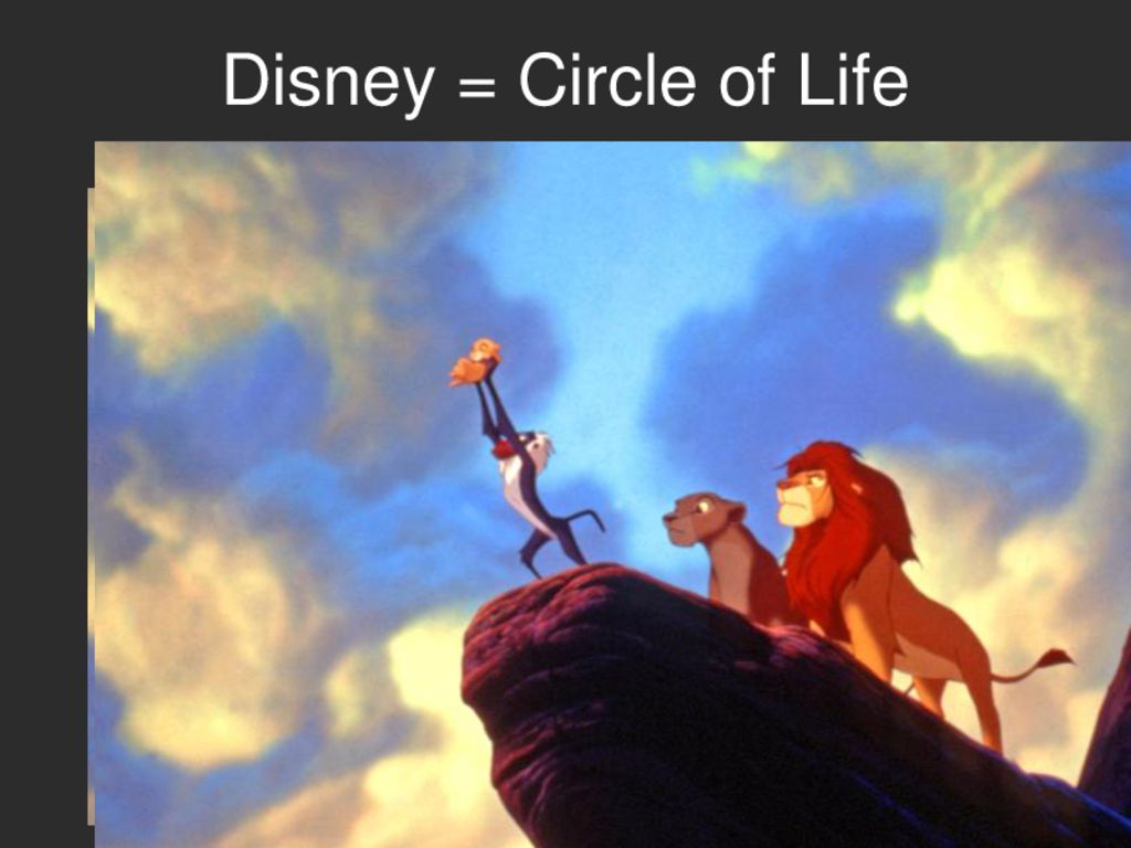 Disney = Circle of Life