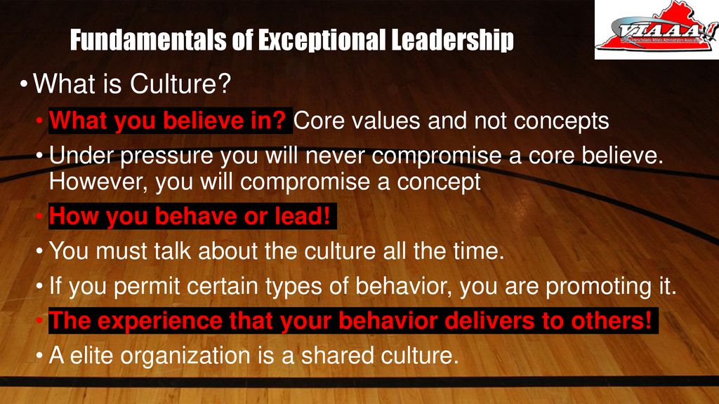 Fundamentals of Exceptional Leadership
