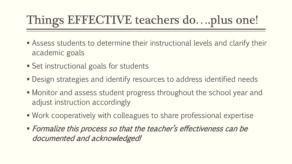 Student learning objectives introduction - ppt download