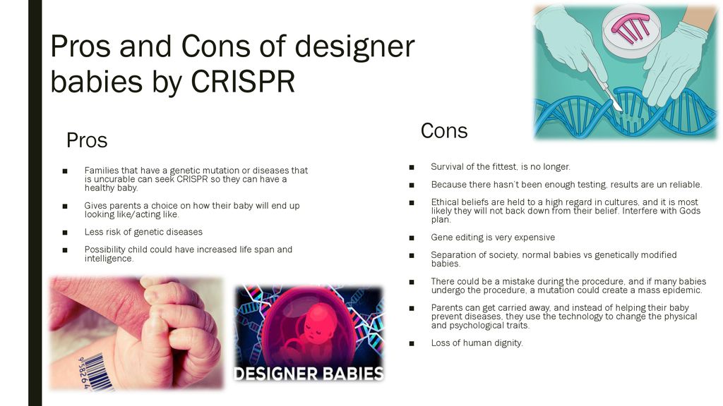 designer babies pros and cons