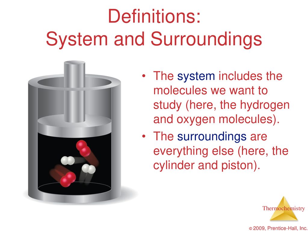 Definitions: System and Surroundings